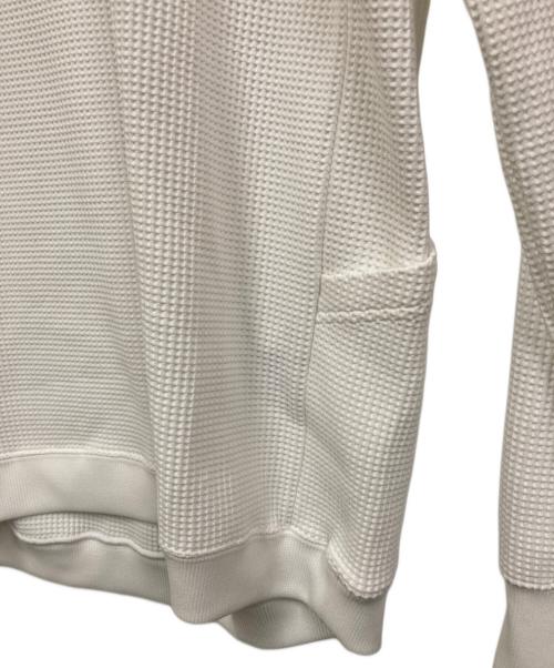 narifuri（ナリフリ）narifuri (ナリフリ) マルチワッフルクルーネックスウェット ホワイト サイズ:XLの古着・服飾アイテム