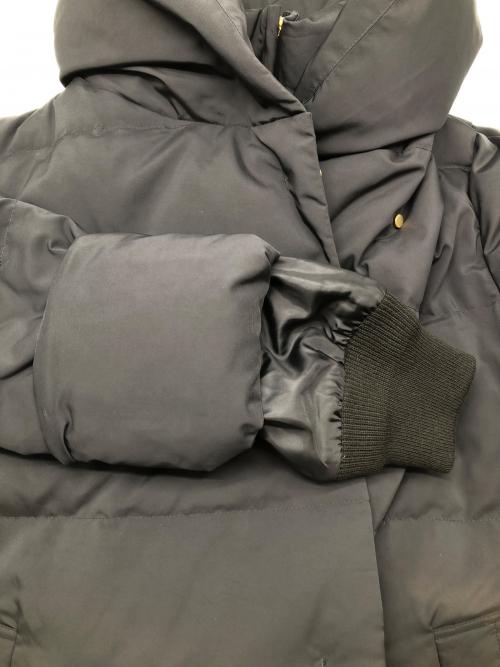 FRAMeWORK（フレームワーク）FRAMeWORK (フレームワーク) リモンタフードダウンコート ブラック サイズ:38の古着・服飾アイテム