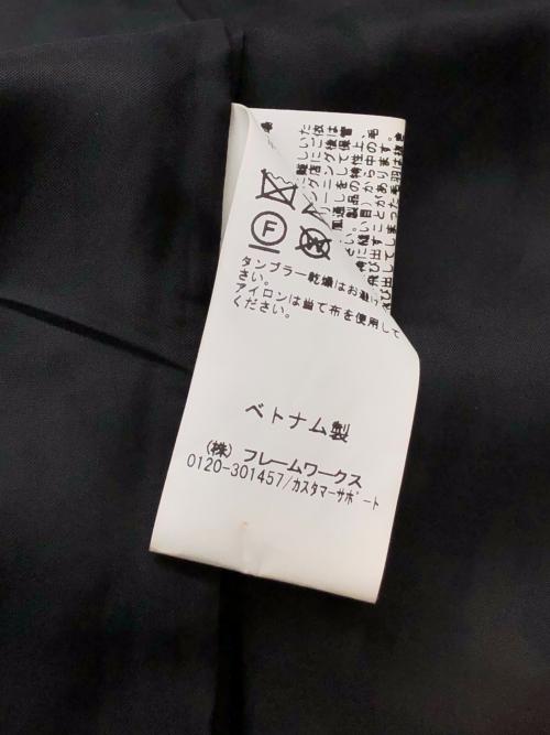 FRAMeWORK（フレームワーク）FRAMeWORK (フレームワーク) リモンタフードダウンコート ブラック サイズ:38の古着・服飾アイテム