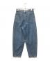 theory (セオリー) RELAXED DENIM DROP CURVE PNT D A(リラックス デニム ドロップ カーブ パンツ D A) インディゴ サイズ:SIZE 23 未使用品：13000円
