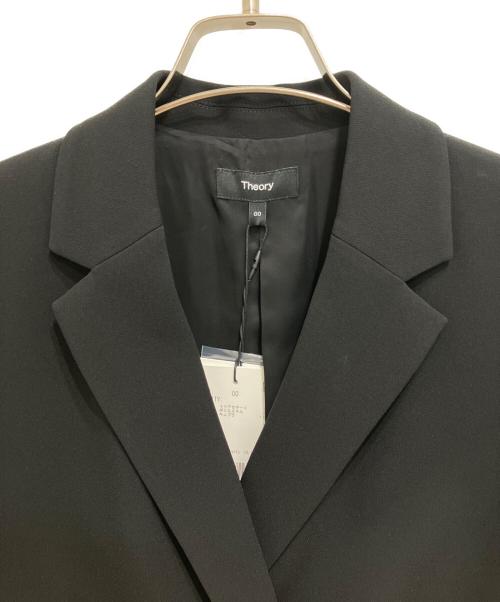 theory（セオリー）theory (セオリー) Admiral Crepe Relaxed Blazer ブラック サイズ:00の古着・服飾アイテム