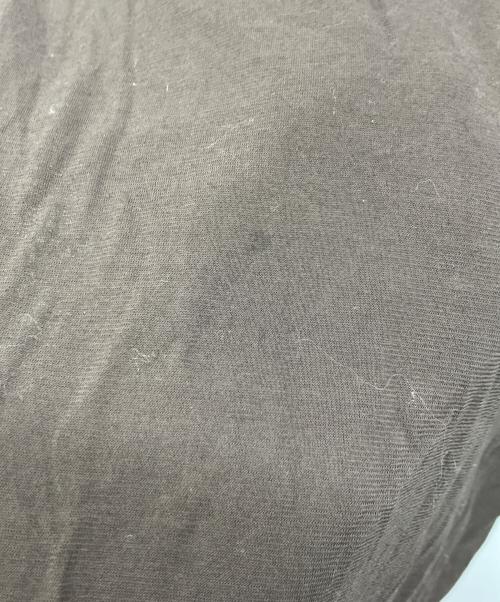 Con te（コンテ）Con te (コンテ) コットン シアー クルーネックカットソー ブラウン サイズ:Freeの古着・服飾アイテム