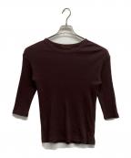 MUSE de Deuxieme Classeミューズ ドゥーズィエム クラス）の古着「dignity Tシャツ」｜ブラウン