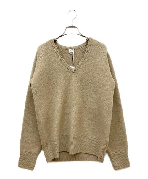 toteme（トーテム）toteme (トーテム) SOFT FELTED MERINO KNIT ベージュ サイズ:XS 未使用品の古着・服飾アイテム