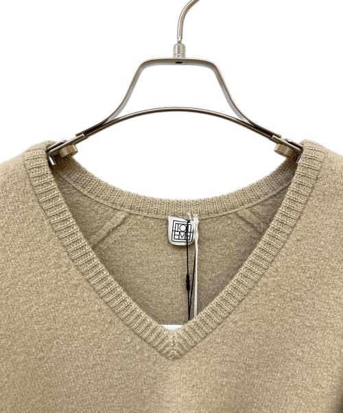 toteme（トーテム）toteme (トーテム) SOFT FELTED MERINO KNIT ベージュ サイズ:XS 未使用品の古着・服飾アイテム