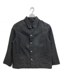 A.PRESSE（アプレッセ）の古着「Vintage Black Linen Coverall」｜ブラック