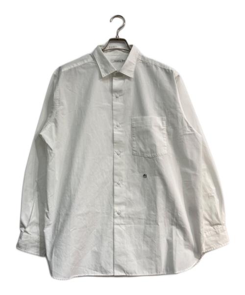 nanamica（ナナミカ）nanamica (ナナミカ) Regular Collar Wind Shirt　SUGS400 ホワイト サイズ:Mの古着・服飾アイテム