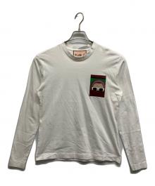 PLAN C（プランシー）の古着「ロングスリーブTシャツ」｜ホワイト