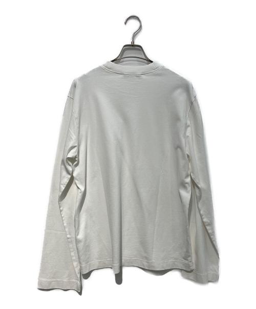 Acne studios（アクネ ストゥディオズ）ACNE STUDIOS (アクネ ストゥディオズ) ロングスリーブTシャツ　FN-UX-TSHI000052 ホワイト サイズ:XSの古着・服飾アイテム