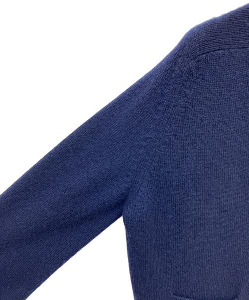 GUCCI（グッチ）GUCCI (グッチ) カシミヤVネックカーディガン ネイビー サイズ:Lの古着・服飾アイテム