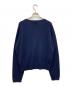 GUCCI (グッチ) カシミヤVネックカーディガン ネイビー サイズ:L：23000円