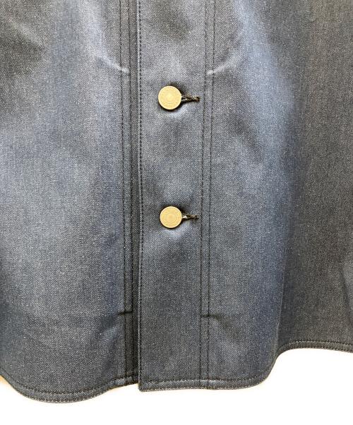 BLAMINK（ブラミンク）BLAMINK (ブラミンク) デニムボタンベスト ブルー サイズ:36の古着・服飾アイテム