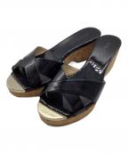 JIMMY CHOOジミーチュウ）の古着「サンダル」｜ブラック