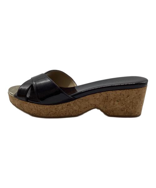 JIMMY CHOO（ジミーチュウ）JIMMY CHOO (ジミーチュウ) サンダル ブラック サイズ:37の古着・服飾アイテム