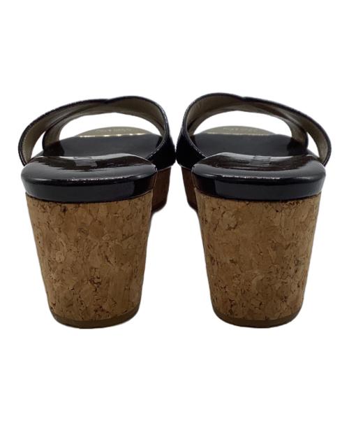 JIMMY CHOO（ジミーチュウ）JIMMY CHOO (ジミーチュウ) サンダル ブラック サイズ:37の古着・服飾アイテム