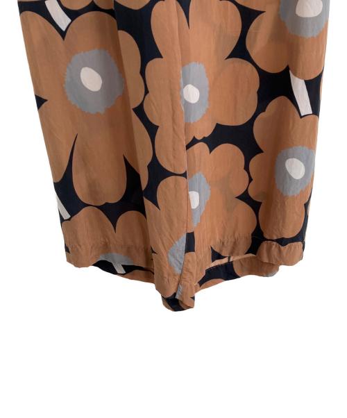 marimekko（マリメッコ）marimekko (マリメッコ) Oanet Unikko キュプラワイドパンツ ブラウン サイズ:Sの古着・服飾アイテム
