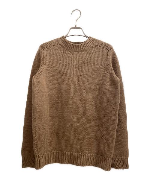 Maison Margiela（メゾンマルジェラ）Maison Margiela (メゾンマルジェラ) クルーネックニット ベージュ サイズ:Sの古着・服飾アイテム