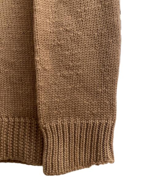 Maison Margiela（メゾンマルジェラ）Maison Margiela (メゾンマルジェラ) クルーネックニット ベージュ サイズ:Sの古着・服飾アイテム