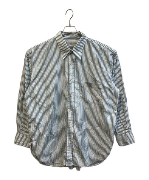 Marvine Pontiak Shirt Makers（マーヴィンポンティアックシャツメイカーズ）Marvine Pontiak Shirt Makers (マーヴィンポンティアックシャツメイカーズ) Regular Collar 3 Button SH　MPSM-1901S ブルー サイズ:Freeの古着・服飾アイテム