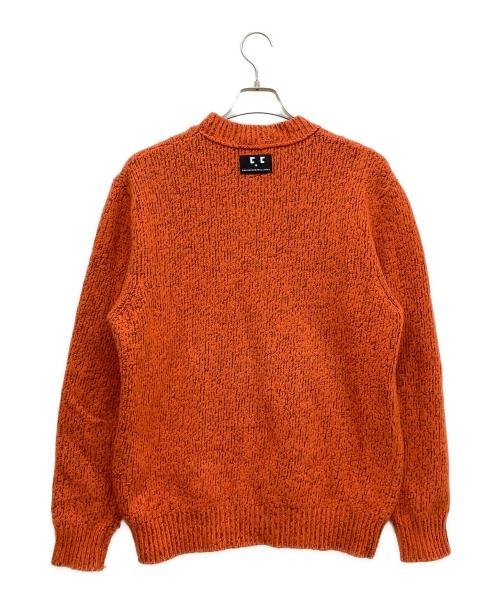 DIESEL（ディーゼル）DIESEL (ディーゼル) ダメージ加工ニット オレンジ サイズ:Mの古着・服飾アイテム