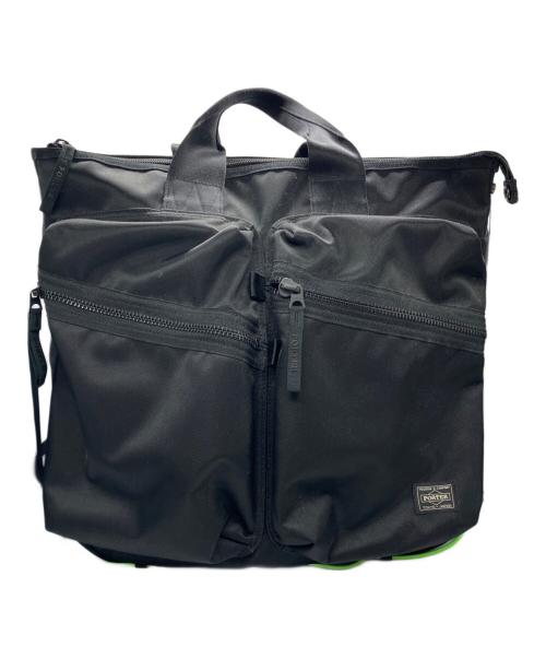 PORTER（ポーター）PORTER (ポーター) THINGS  2WAY HELMETBAG ブラックの古着・服飾アイテム