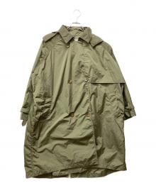 journal standard luxe（ジャーナルスタンダード ラックス）の古着「タフタ フードトレンチコート」｜オリーブ