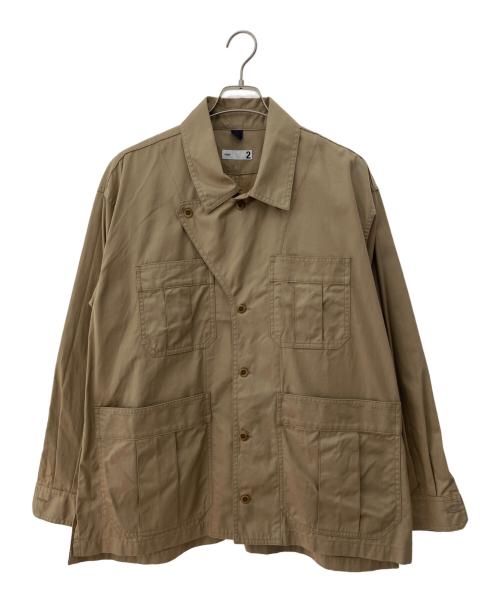 ts(s)（ティーエスエス）ts(s) (ティーエスエス) Military Shirt Jacket ベージュ サイズ:２の古着・服飾アイテム