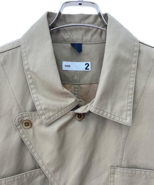 ts(s)（ティーエスエス）ts(s) (ティーエスエス) Military Shirt Jacket ベージュ サイズ:２の古着・服飾アイテム