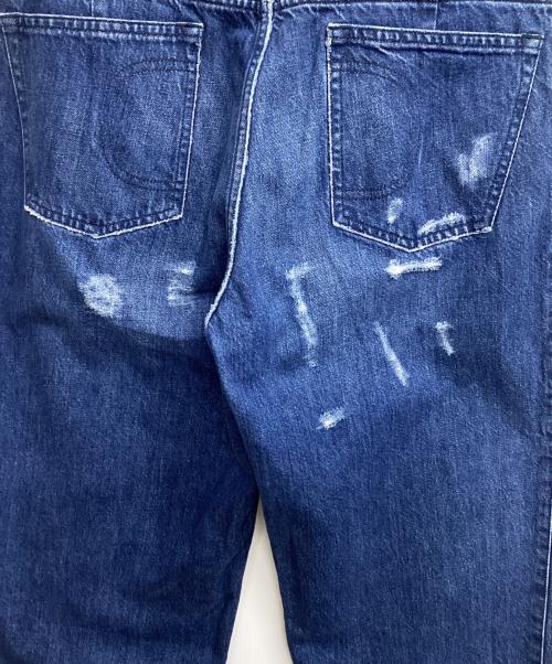 CellarDoor（セラードアー）CellarDoor (セラードアー) PATCH WIDE DENIM インディゴ サイズ:Ｌの古着・服飾アイテム