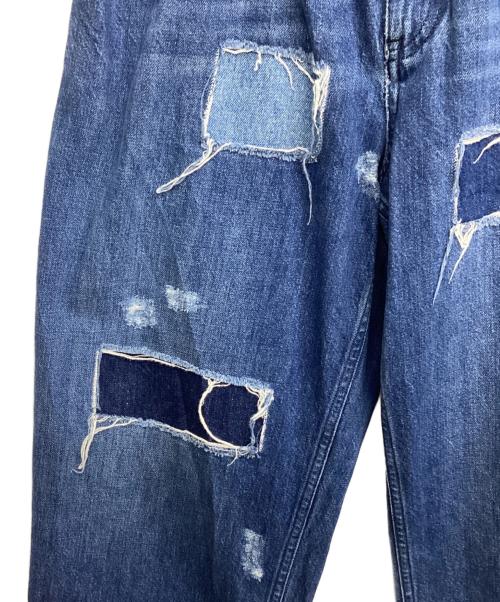 CellarDoor（セラードアー）CellarDoor (セラードアー) PATCH WIDE DENIM インディゴ サイズ:Ｌの古着・服飾アイテム