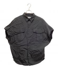 journal standard luxe（ジャーナルスタンダード ラックス）の古着「CLダンプ ミリタリーシャツ」｜ブラック