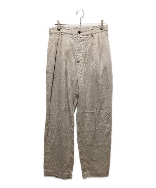 nest Robe confect（ネストローブコンフェクト）nest robe CONFECT (ネストローブコンフェクト) リネンオックス イージートラウザーズ ベージュ サイズ:3の古着・服飾アイテム