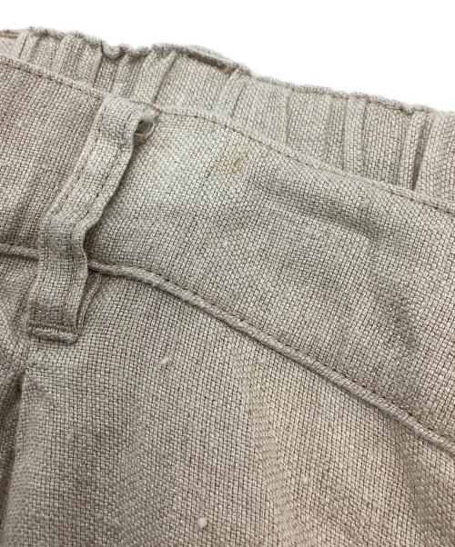 nest Robe confect（ネストローブコンフェクト）nest robe CONFECT (ネストローブコンフェクト) リネンオックス イージートラウザーズ ベージュ サイズ:3の古着・服飾アイテム