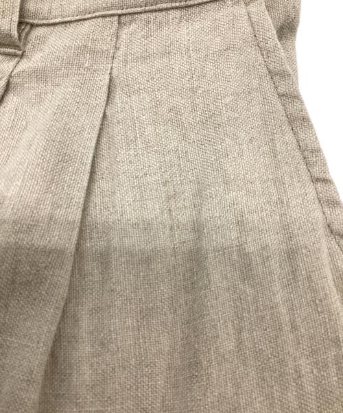 nest Robe confect（ネストローブコンフェクト）nest robe CONFECT (ネストローブコンフェクト) リネンオックス イージートラウザーズ ベージュ サイズ:3の古着・服飾アイテム