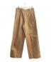 AURALEE（オーラリー）の古着「WASHED FINX CHINO ONE-TUCK PANTS」｜ブラウン