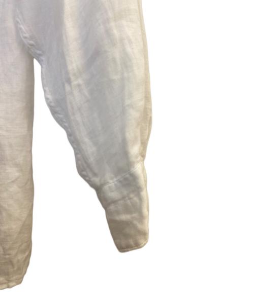 COMOLI（コモリ）COMOLI (コモリ) リネンWクロス プルオーバーシャツ ホワイト サイズ:3の古着・服飾アイテム