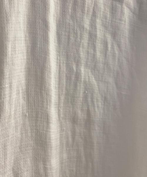 COMOLI（コモリ）COMOLI (コモリ) リネンWクロス プルオーバーシャツ ホワイト サイズ:3の古着・服飾アイテム