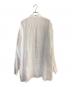 COMOLI (コモリ) リネンWクロス プルオーバーシャツ ホワイト サイズ:3：30000円