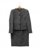 Salvatore Ferragamoサルヴァトーレ フェラガモ）の古着「スカートセットアップ」｜グレー