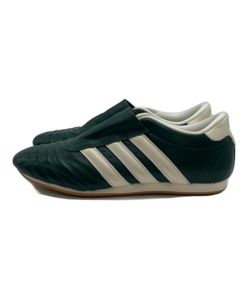 adidas（アディダス）adidas (アディダス) Taekwondo　テコンドー　ローカットスニーカー グリーン サイズ:25の古着・服飾アイテム