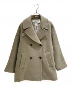 ticcaティッカ）の古着「ショートPコート」｜ベージュ