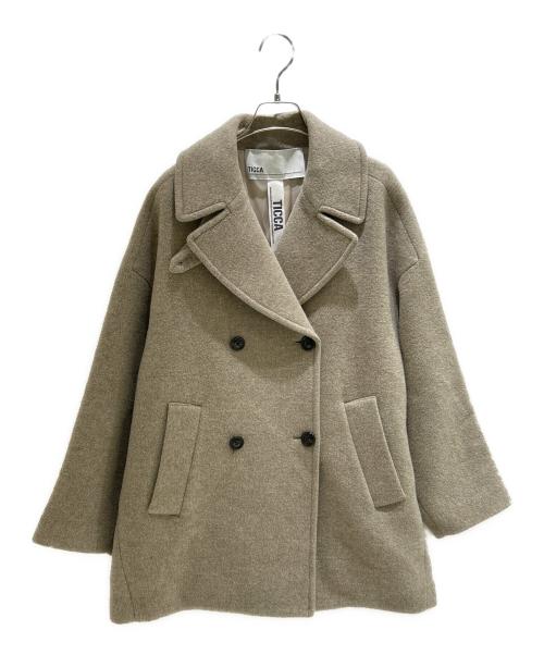 ticca（ティッカ）ticca (ティッカ) ショートPコート ベージュ サイズ:Freeの古着・服飾アイテム