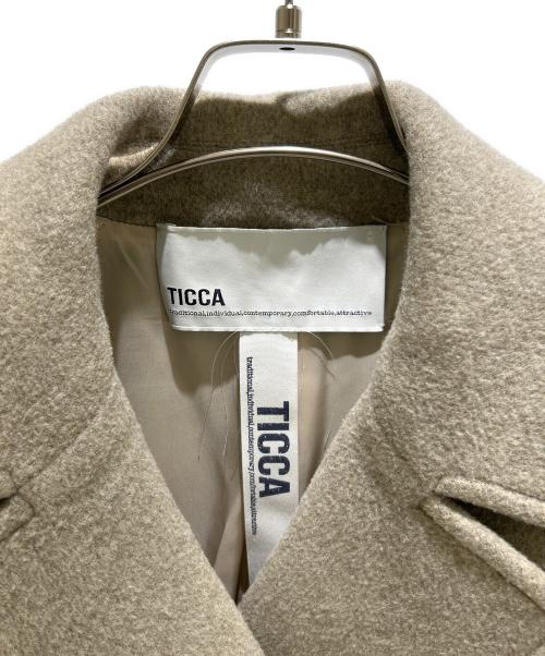 ticca（ティッカ）ticca (ティッカ) ショートPコート ベージュ サイズ:Freeの古着・服飾アイテム