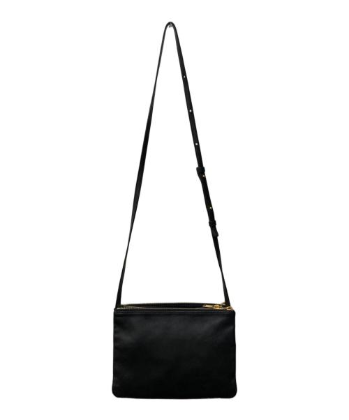 CELINE（セリーヌ）CELINE (セリーヌ) トリオ ラージ ショルダーバッグ ブラックの古着・服飾アイテム
