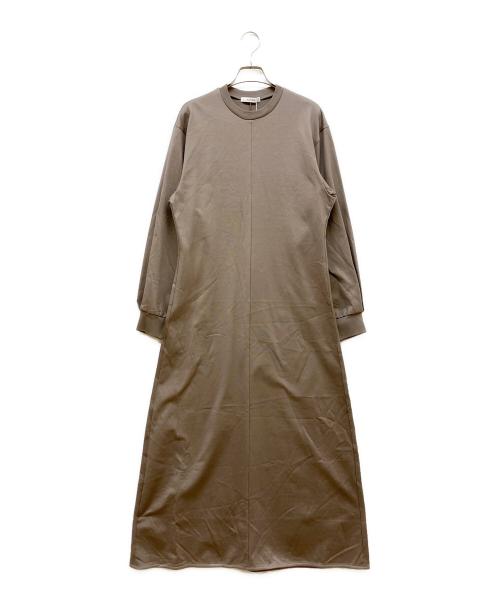 CINOH（チノ）CINOH (チノ) COTTON JERSEY DRESS グレージュ サイズ:38 未使用品の古着・服飾アイテム