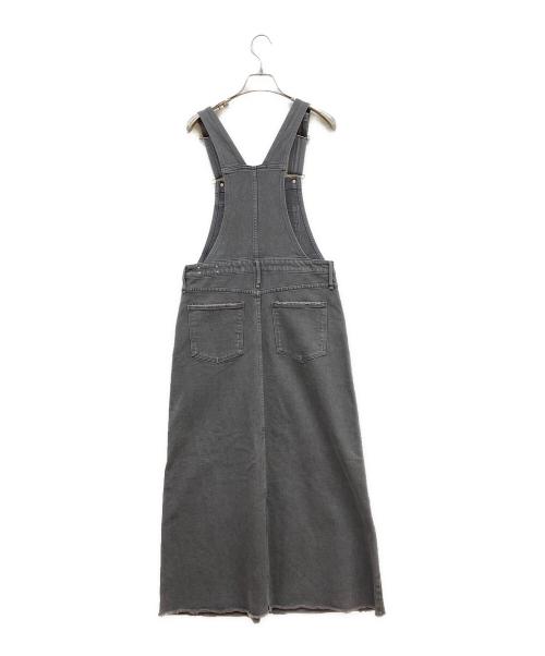 upper hights（アッパーハイツ）upper hights (アッパーハイツ) オーバーオールスカート ダークグレーの古着・服飾アイテム