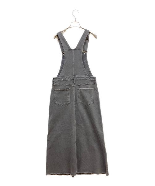 upper hights（アッパーハイツ）upper hights (アッパーハイツ) オーバーオールスカート ダークグレーの古着・服飾アイテム