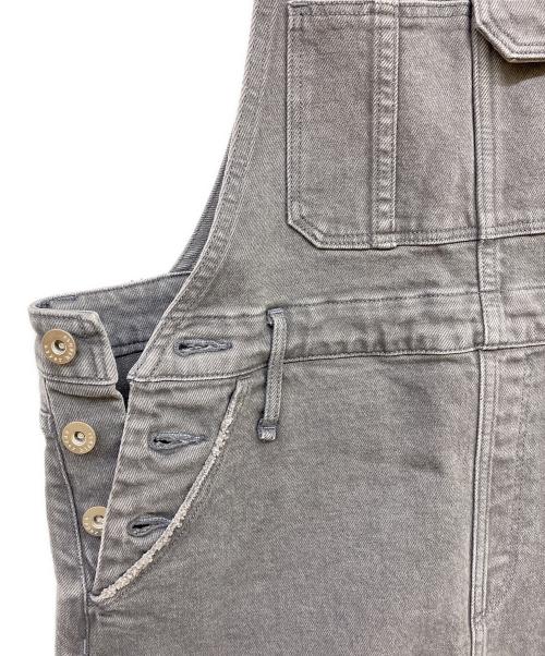 upper hights（アッパーハイツ）upper hights (アッパーハイツ) オーバーオールスカート ダークグレーの古着・服飾アイテム