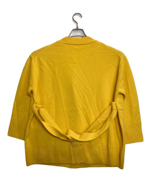 Diagram（ダイアグラム）Diagram (ダイアグラム) メリノウールニットカーディガン イエロー サイズ:36の古着・服飾アイテム