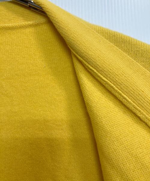 Diagram（ダイアグラム）Diagram (ダイアグラム) メリノウールニットカーディガン イエロー サイズ:36の古着・服飾アイテム